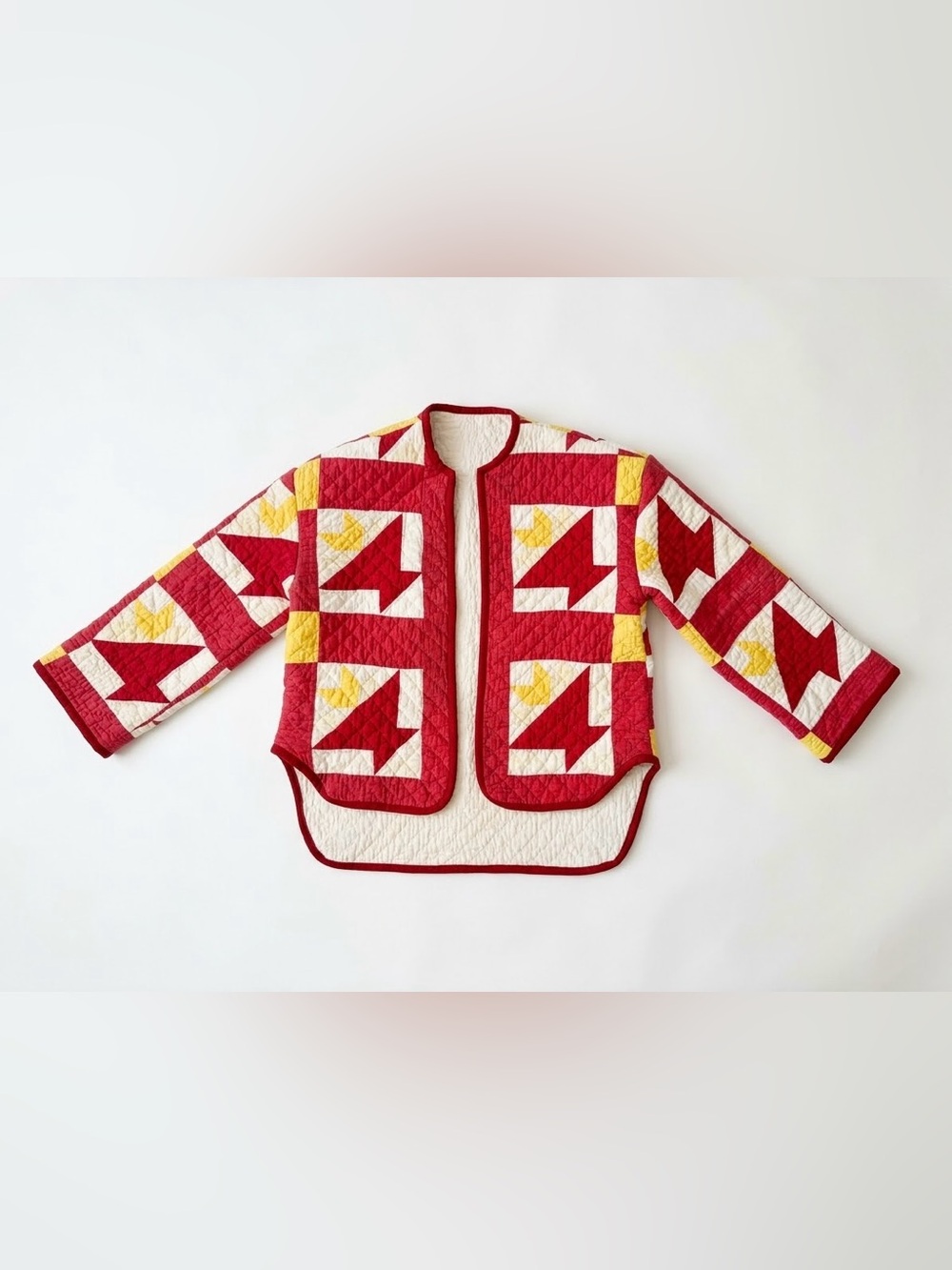 One of a Kind Handmade Chiefs Vintage Quilted Jacket